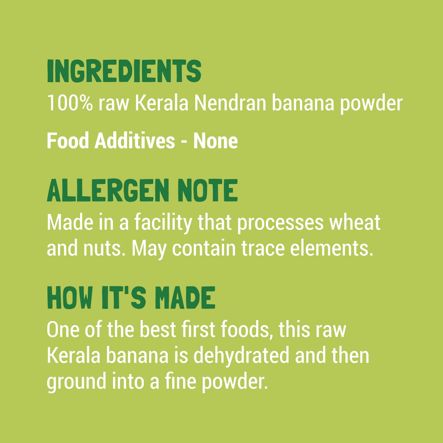 Slurrp Farm Raw Banana Powder Cereal from Kerala For Little Ones