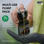 Indica Natural Black Hair Color Shampoo, Ammonia-Free, 180ml, Gloves Included