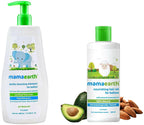Mamaearth Gentle Cleansing Natural Baby Shampoo & Nourishing Hair Oil for Babies