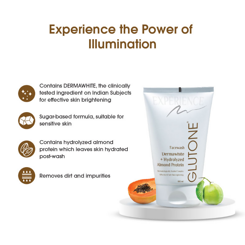 Glutone - Skin Brightening & Glowing - Facewash & Serum Combo