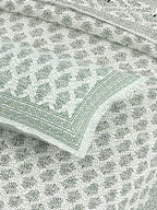 Pink Ethnic Motifs Cotton 200TC King Bedsheet With 2 Zipper Pillow Covers - King Size by House of Ree