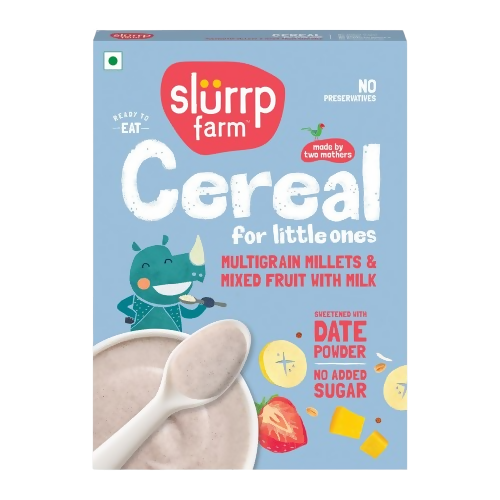 Slurrp Farm Multigrain Millets and Mixed Fruit Cereal with Milk Hover Image