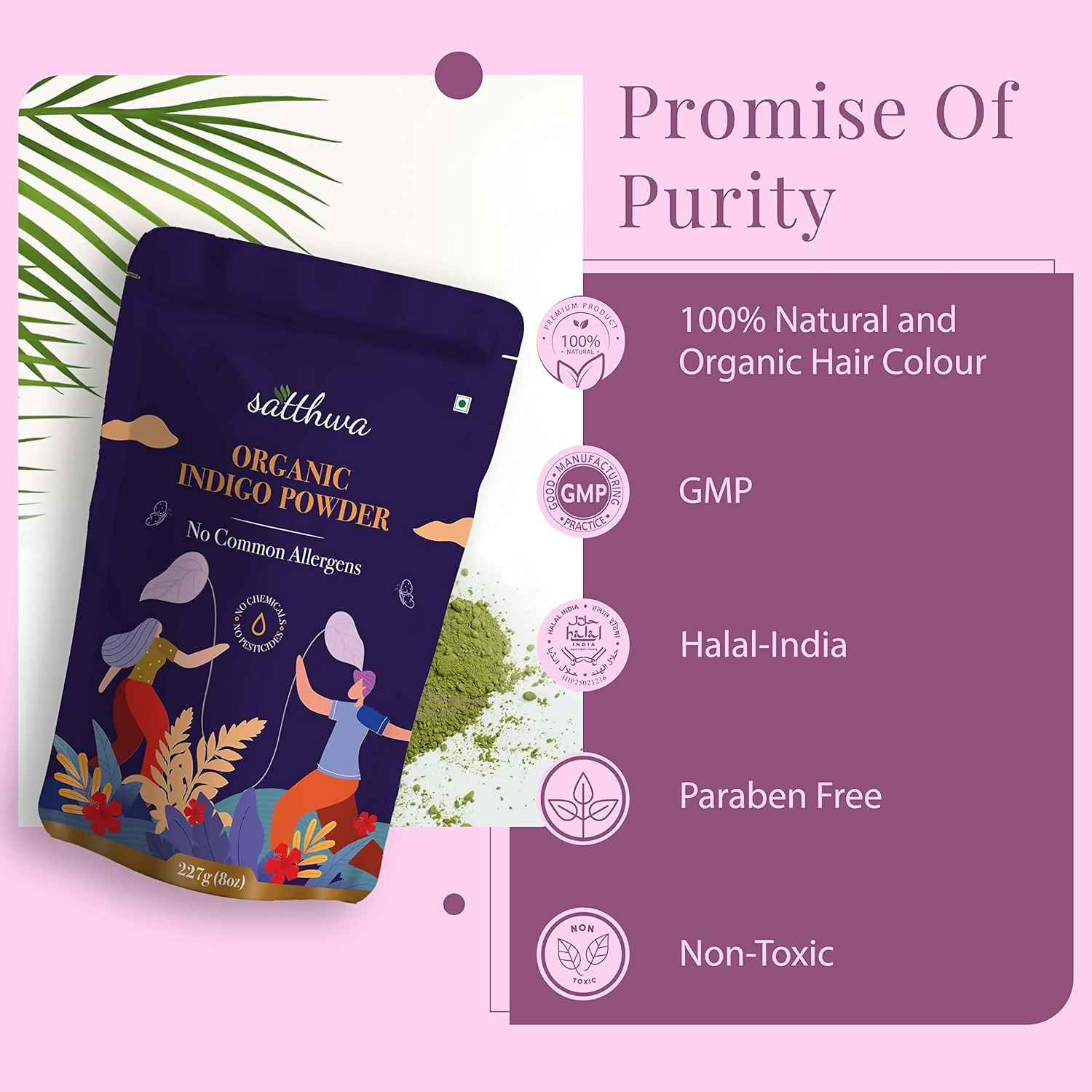 Satthwa Organic Indigo Powder