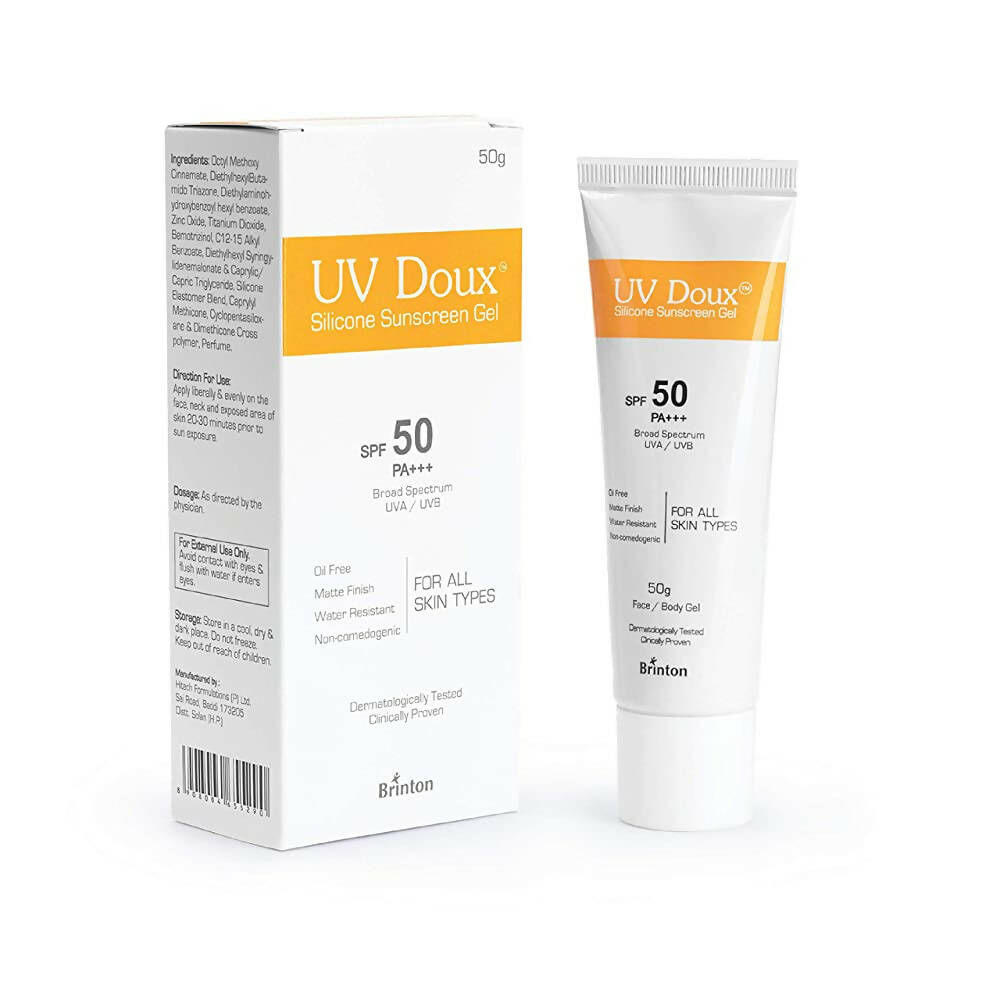 Brinton UV Doux Silicone Sunscreen Gel For Face & Body with SPF 50 PA+++
