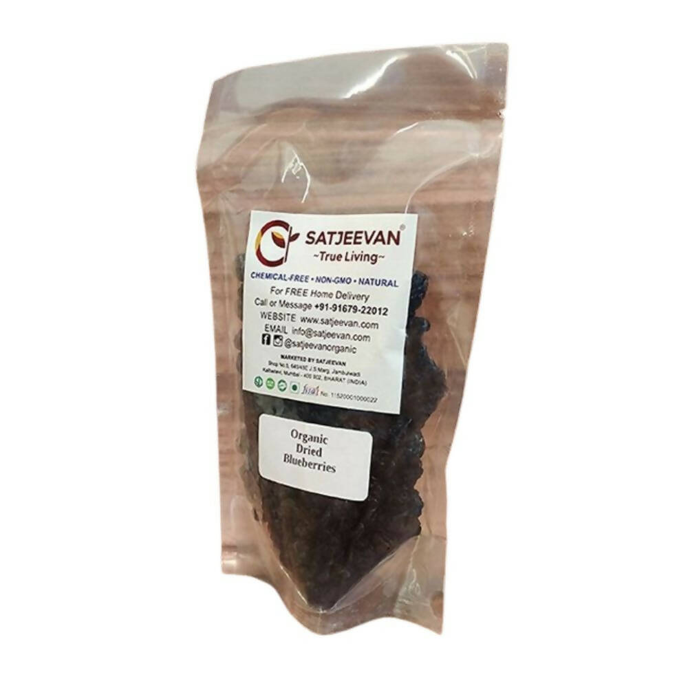 Satjeevan Organic Dried Blueberries