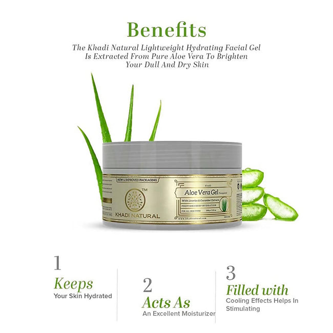 Khadi Natural Aloe Vera Gel (Transparent) Main Image