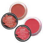Love Earth Lip Tint & Cheek Tint Multipot Combo (Rose Pink & Coral)