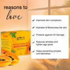 Globus Naturals Papaya Facial Kit For Blemish Free Skin & Anti-Pigmentation, 6 Steps