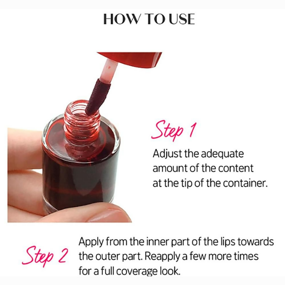 Etude House Dear Darling Water Gel Lip And Cheek Tint Lipstick - 01 Strawberry Ade