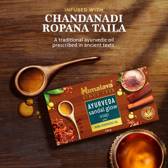 Himalaya Herbals Ayurveda Sandal Glow Soap Main Image