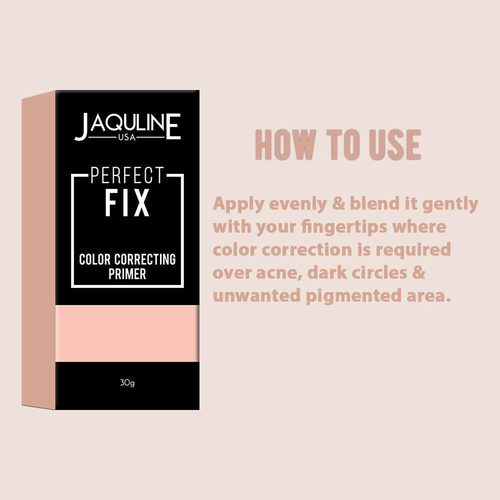 Jaquline USA Perfect Fix Color Correcting Primer - Peach