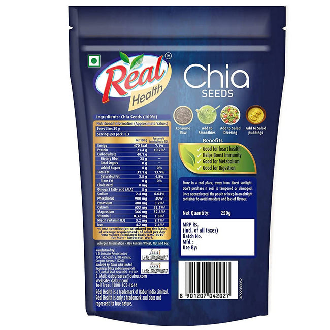 Dabur Real Health Chia Seeds Main Image