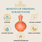 Tamas Handmade & Eco-Friendly Earthen Surahi With Clay Lid