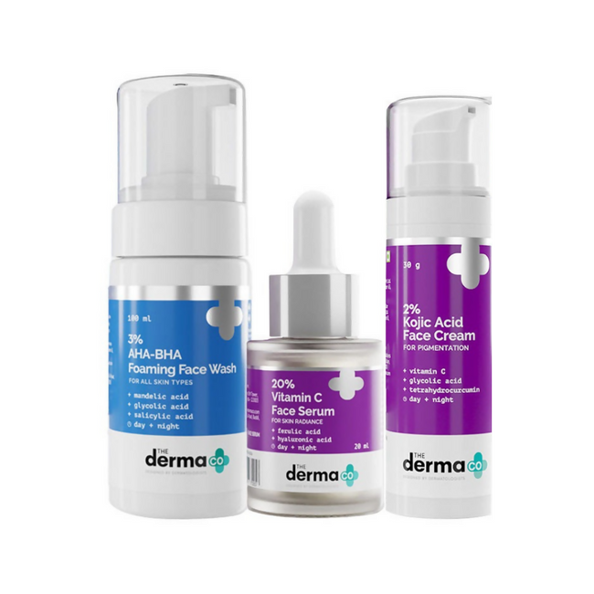 The Derma Co I-Beauty CSM (Cleanser, Serum, Moisturizer) For Pigmentation Combo Hover Image