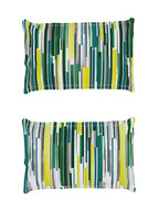 Story@home Arena White & Grey Printed 180 TC Bedsheet & Pillow Covers