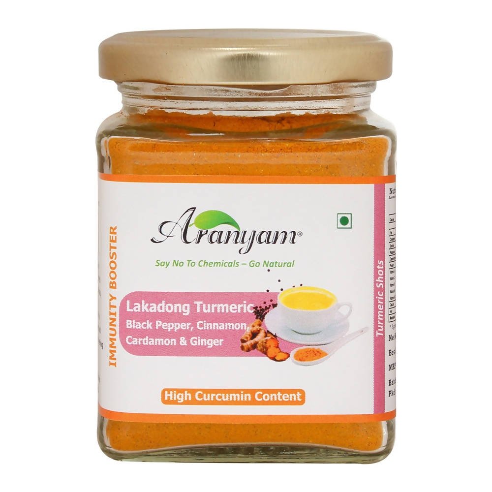 Aranyam Lakadong Turmeric Black Pepper, Cinnamon, Cardamon & Ginger