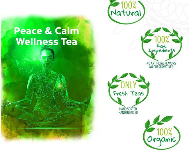 Saathi Peace & Calm Wellness Tea Pack Main Image