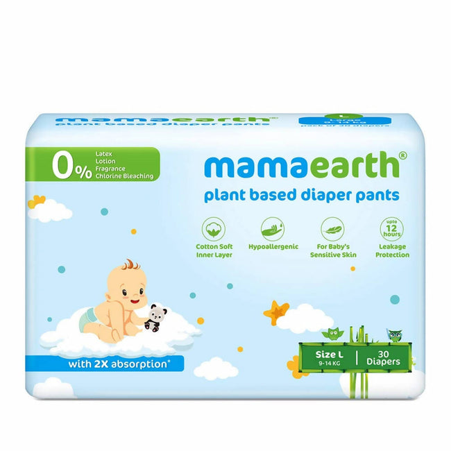 Mamaearth Plant-Based Diaper Pants for Babies 30 Diapers Hover Image