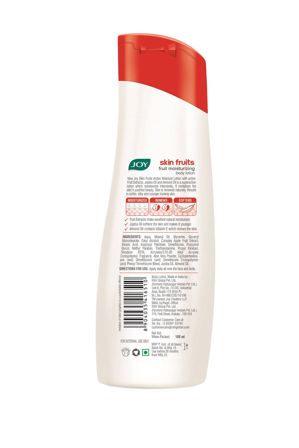 Joy Skin Fruits Fruit Moisturizing Body Lotion