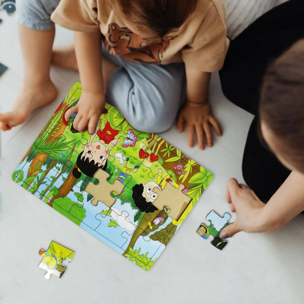 Matoyi Jigsaw Puzzles For Kids: Set of 3 Puzzles