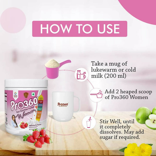 Pro360 Women Protein Powder Rich Nutritional Main Image