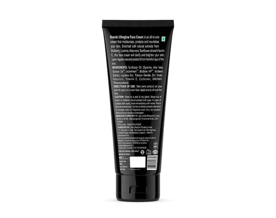 Beardo Ultraglow Men's All in 1 Daily Moisturising Lotion SPF 30