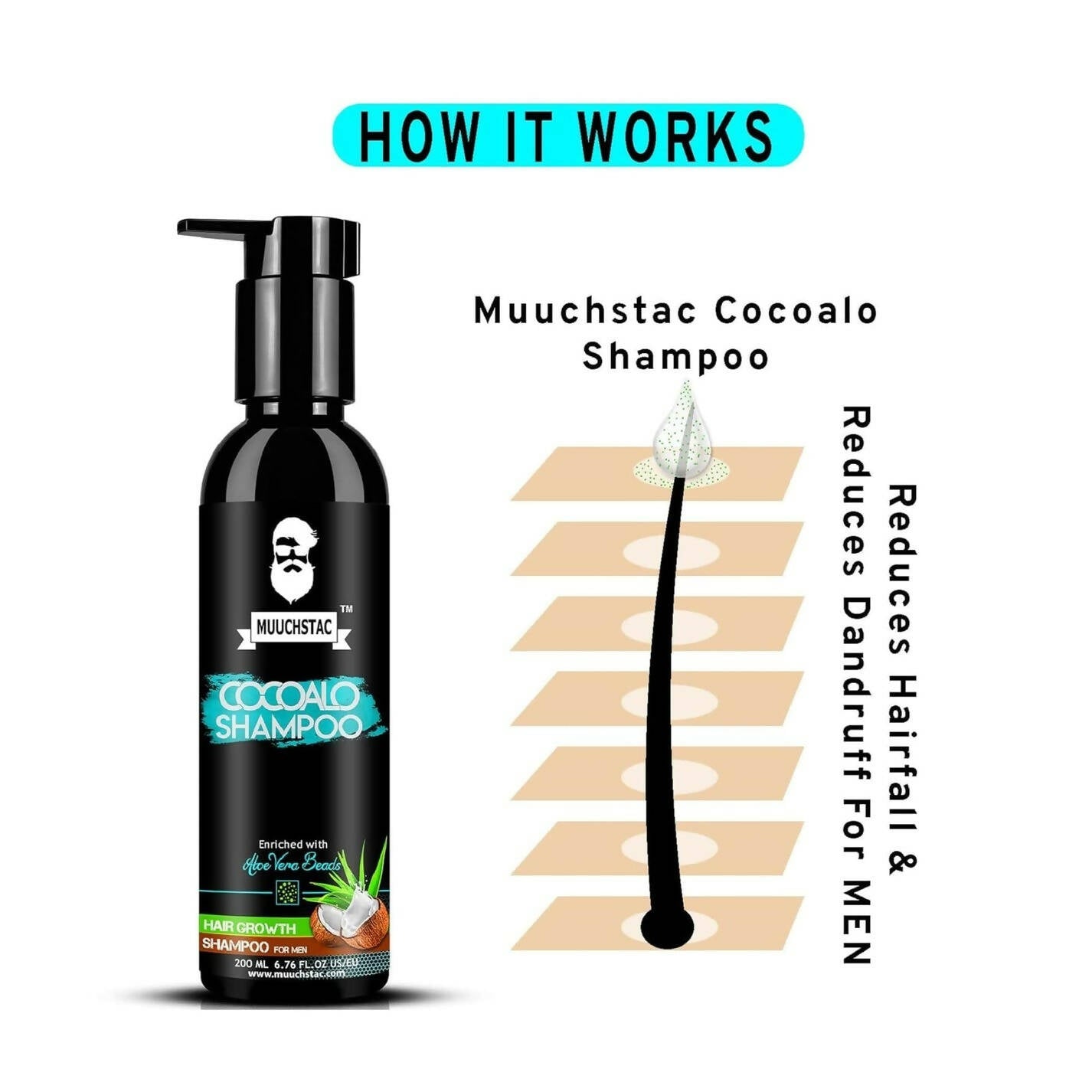 Muuchstac Cocoalo Anti-Dandruff & Anti-Hairfall Shampoo