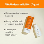 Chemist At Play Lactic Acid Exfoliating Body Wash & AHA Underarm Roll-On Combo