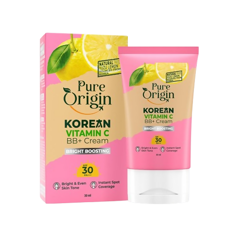 Pure Origin Korean Vitamin C Bright Boosting BB+ Cream Natural Bb Face Cream Hover Image
