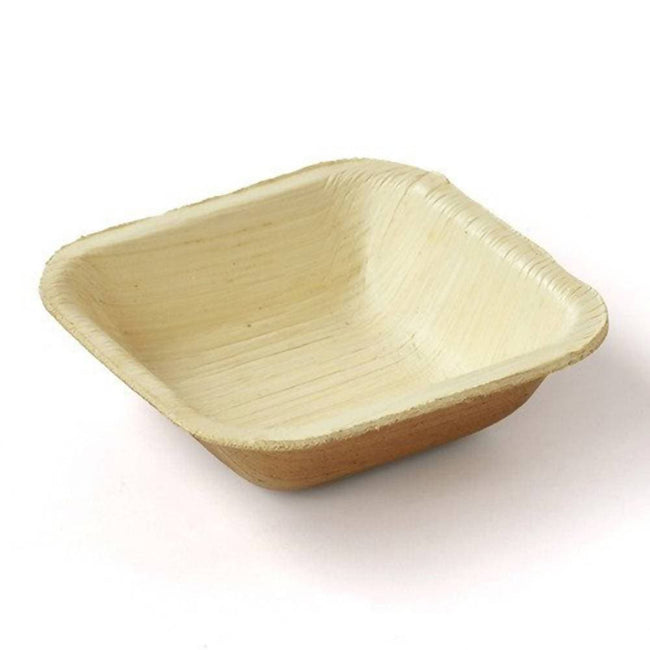 Eco Friendly Areca Leaf 4" Square Bowl Hover Image