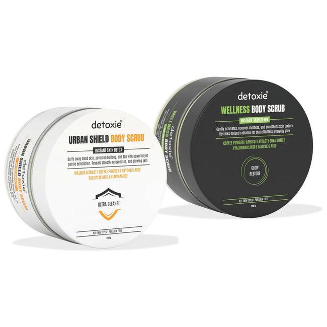 Detoxie Body Scrubs Combo- Urban Shield & Wellness Hover Image