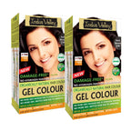 Indus Valley Natural Gel Hair Color Medium Brown 220ml Ammonia-Free