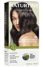 Naturtint 4N Medium Brown Hair Color Gel, Vegan, Ammonia-Free, Grey Coverage