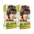 Indus Valley Natural Gel Hair Color Medium Brown 220ml Ammonia-Free
