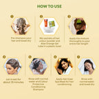 Indus Valley Natural Gel Hair Color Dark Brown 65ml Ammonia & PPD Free