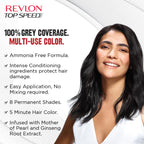 Revlon Top Speed Hair Color, 180g - Deep Mahogany Brown 50 (Pack of 1)