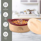 Milton New Marvel 1000 Inner Steel Casserole For Roti/Chapati - Brown Color
