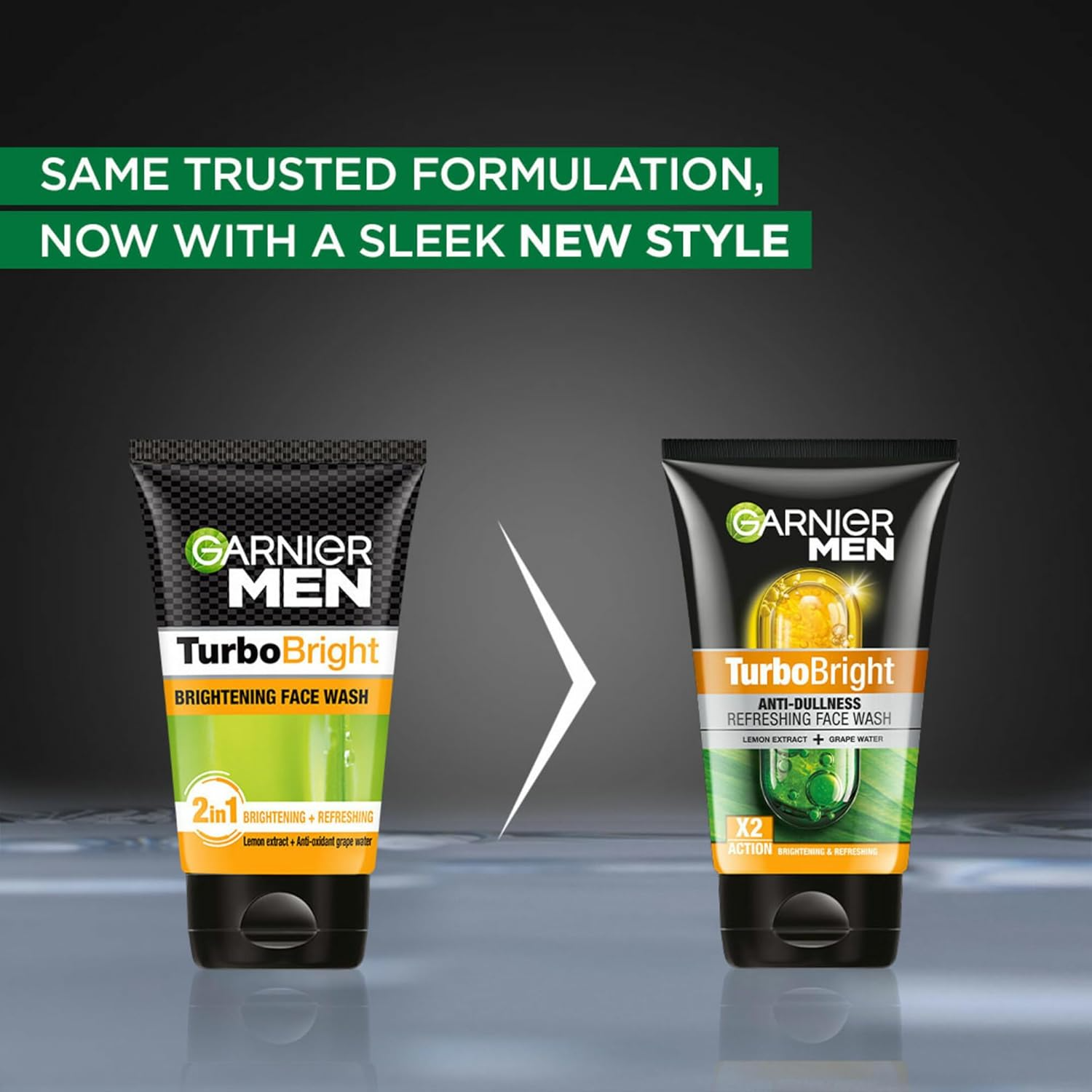 Garnier Men Turbo Bright Brightening Face Wash