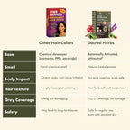 Organic Black Hair Color Gel 240ml | Ammonia-Free, 100% Grey Coverage