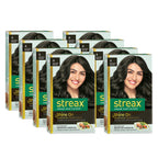Streax Burgundy Hair Color 3.16 with Argan & Walnut Oil 100% Grey Coverage