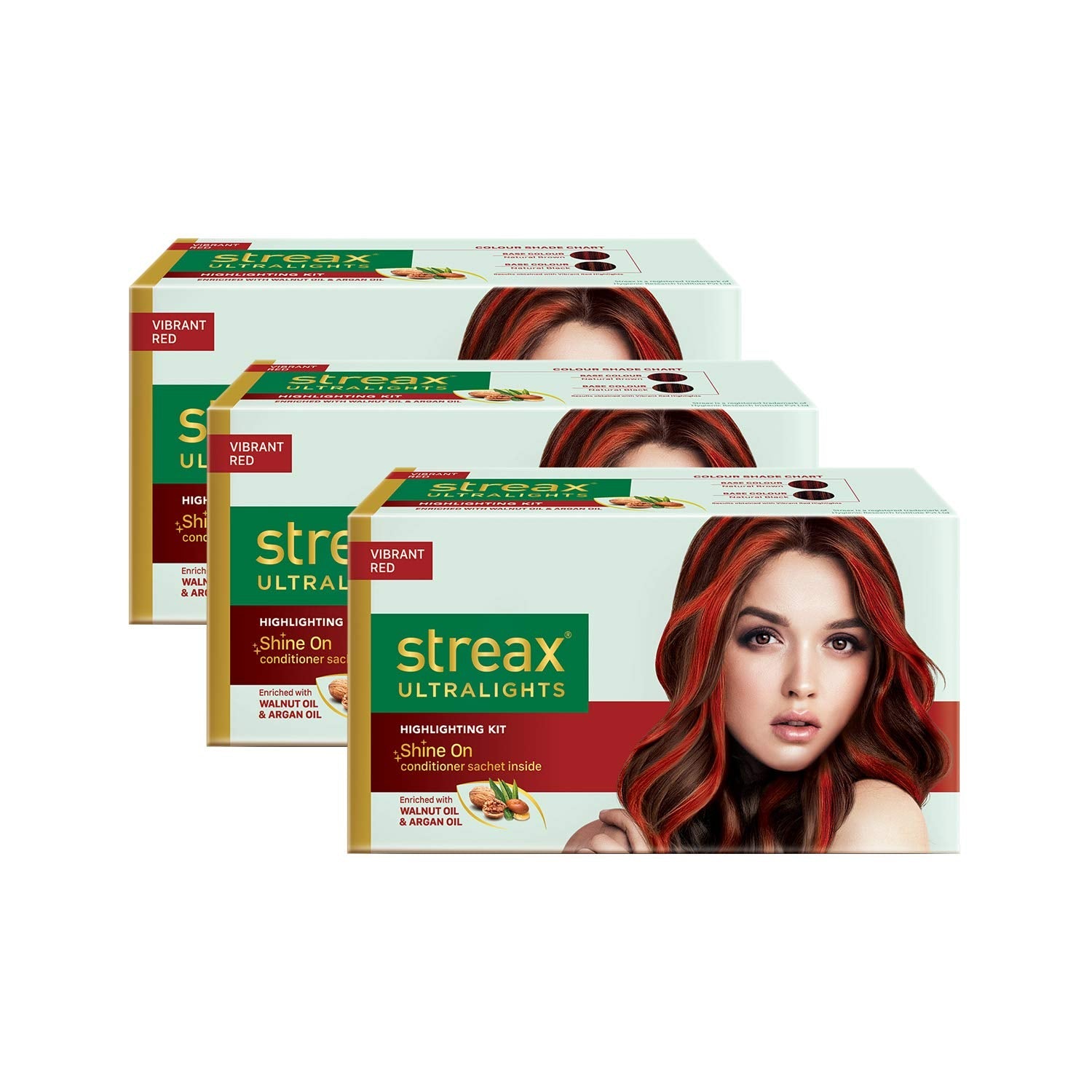 Streax Burgundy Hair Color 3.16 with Argan & Walnut Oil 100% Grey Coverage