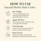 Natural Black Hair Color Gel 180ml Ammonia-Free Organic Long-Lasting