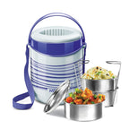 Milton Econa Stainless Steel Lunch Box - 3 Box Insulated Lunch Set