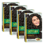 Streax Burgundy Hair Color 3.16 with Argan & Walnut Oil 100% Grey Coverage