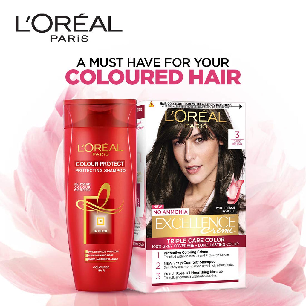 L'Oreal Paris Excellence Hair Color Small Pack No.1, Natural Black, 25ml+25g