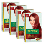 Streax Burgundy Hair Color 3.16 with Argan & Walnut Oil 100% Grey Coverage
