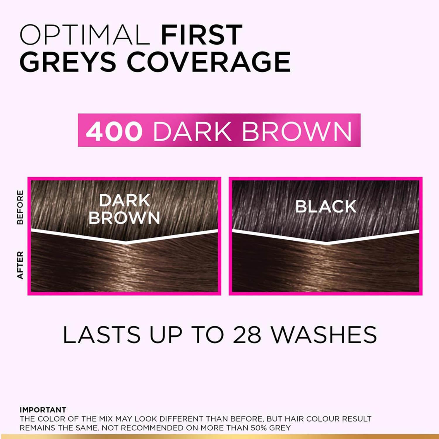 L'Oréal Paris Dark Brown Hair Color with Gloss Complex 60g + 40ml