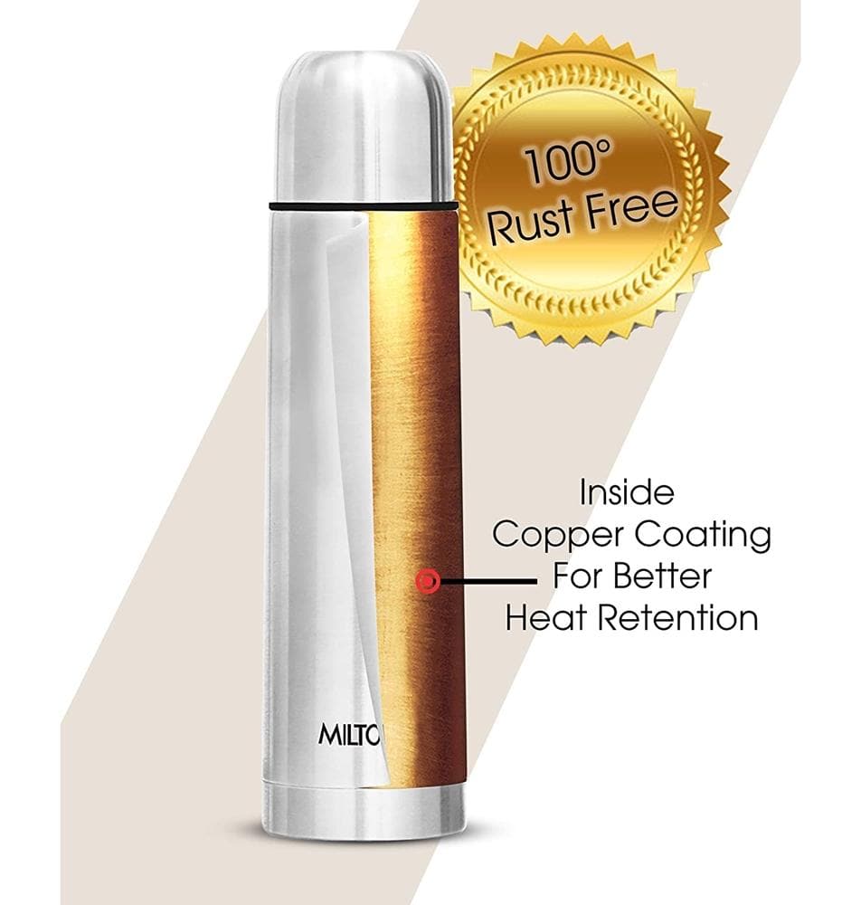 Milton Steel Hot & Cold Bottle, 1000 ml