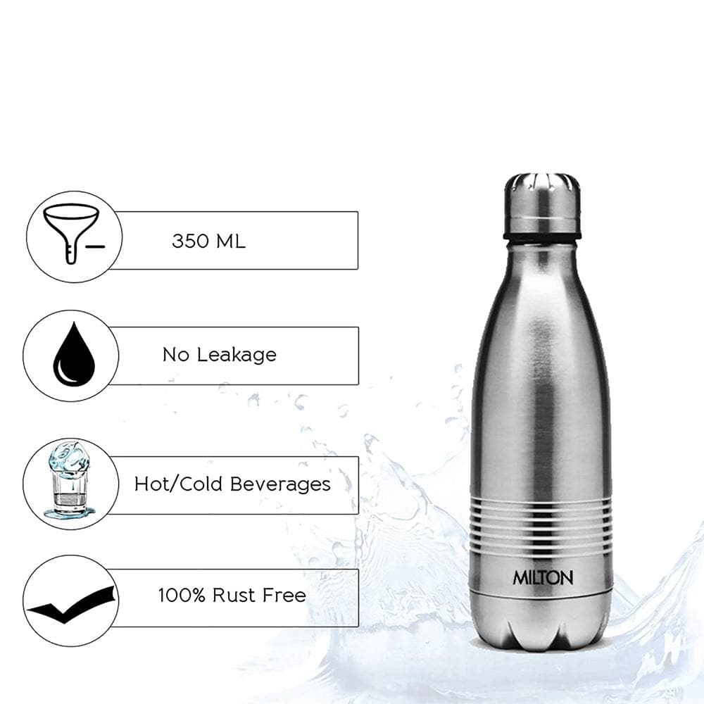 Milton steel Hot & Cold Bottle,350 ml