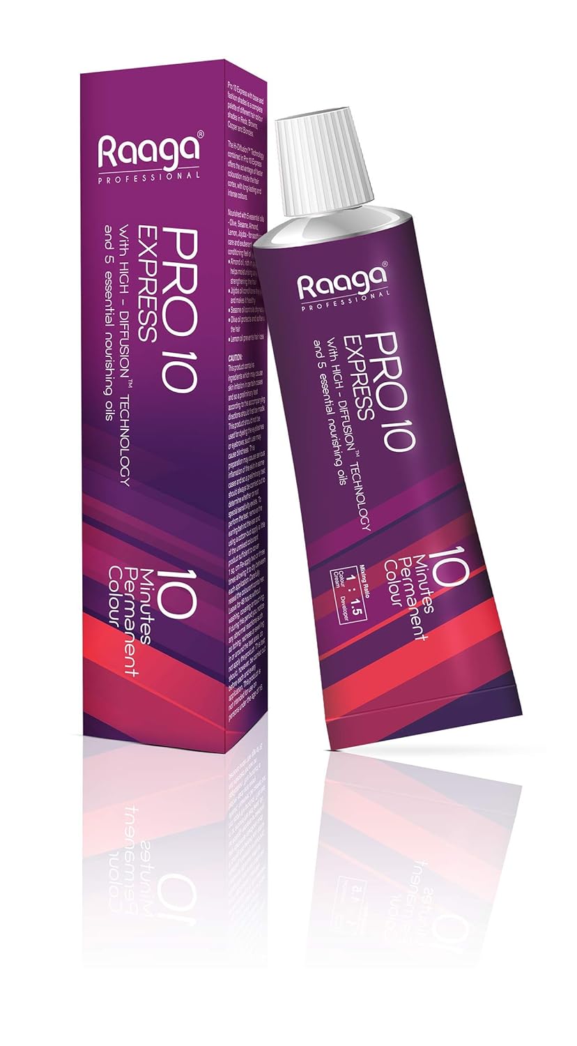 Raaga Professional Pro 10 Hair Color - Dark Brown, 3, 90 g